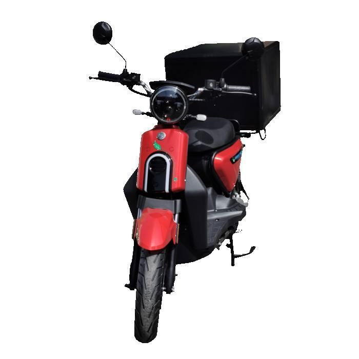 Scooter électrique CKA Express 50cc équivalent avec Top case 120L - Couleur: Rouge,Batterie: 60v29Ah