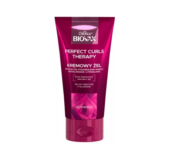 Biovax Glamour Perfect Curls Therapy kremowy żel do stylizacji fal i loków 150 ml