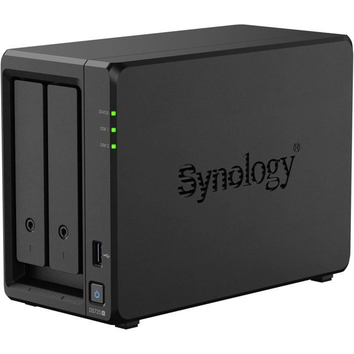 Server NAS Synology DS725+ per piccole e medie imprese - 2 alloggiamenti - 4 GB di RAM