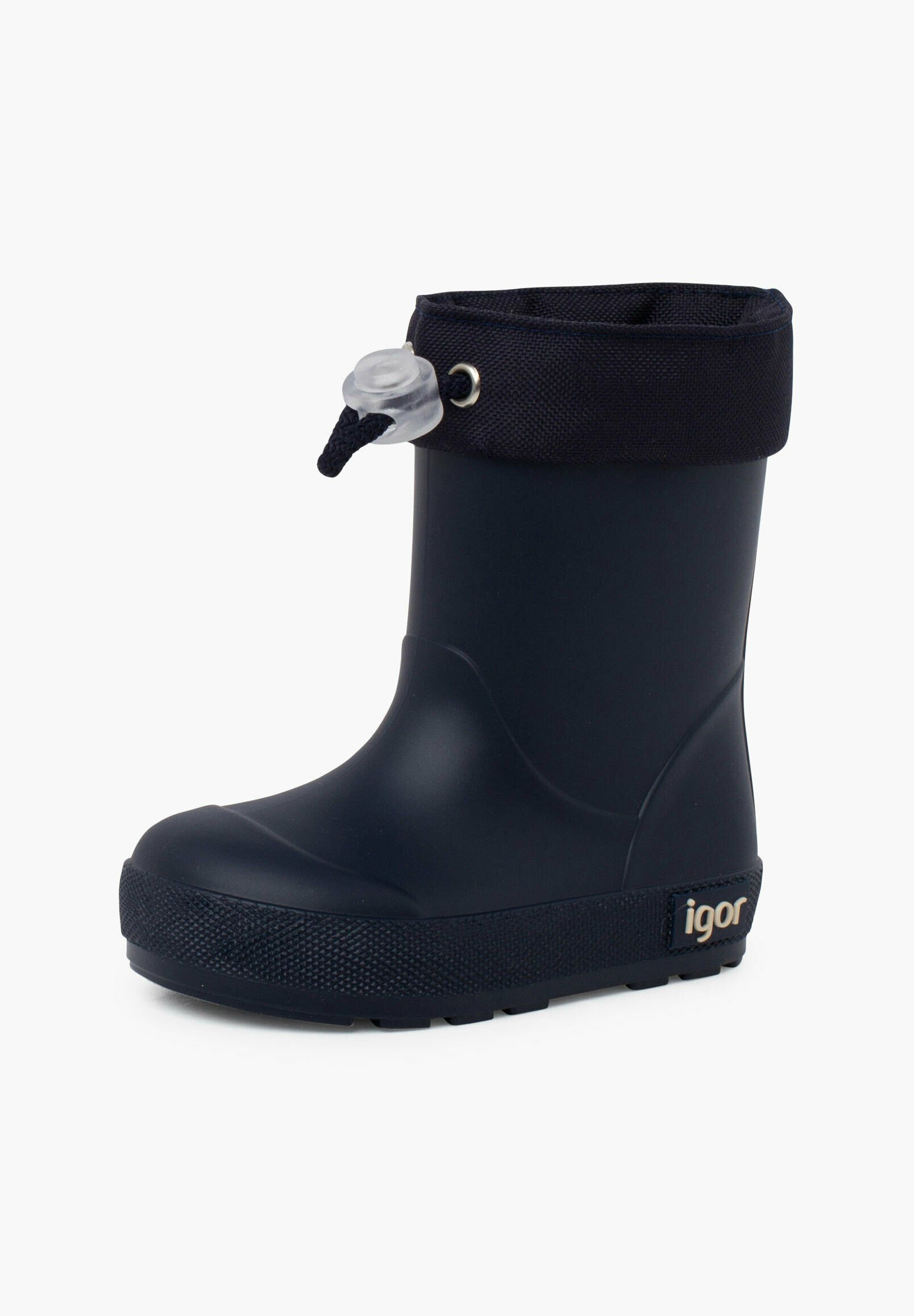 IGOR SOFT VERSTELBARE NEK - Regenlaarzen - marineblauw