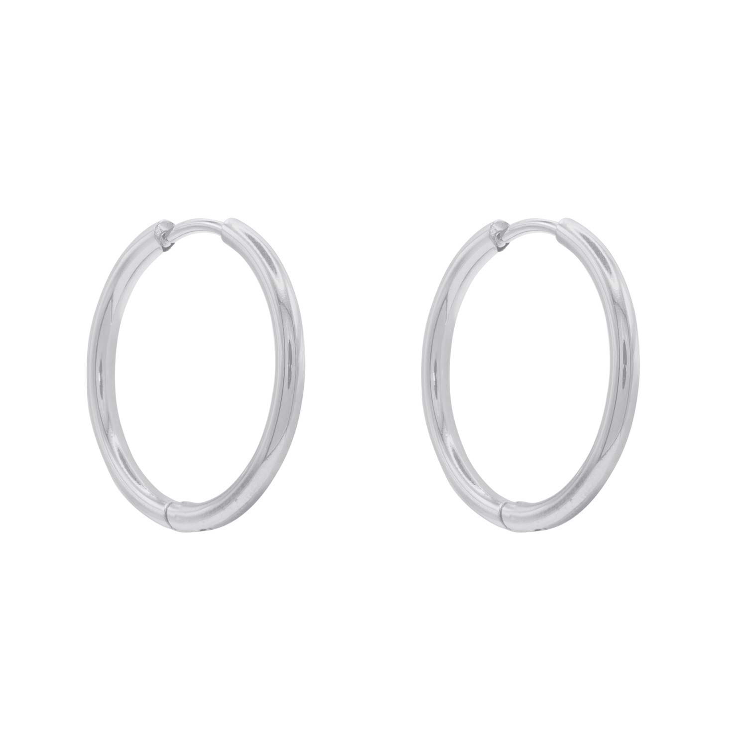 Heideman Boucles d'oreille Emma couleur argentée polie