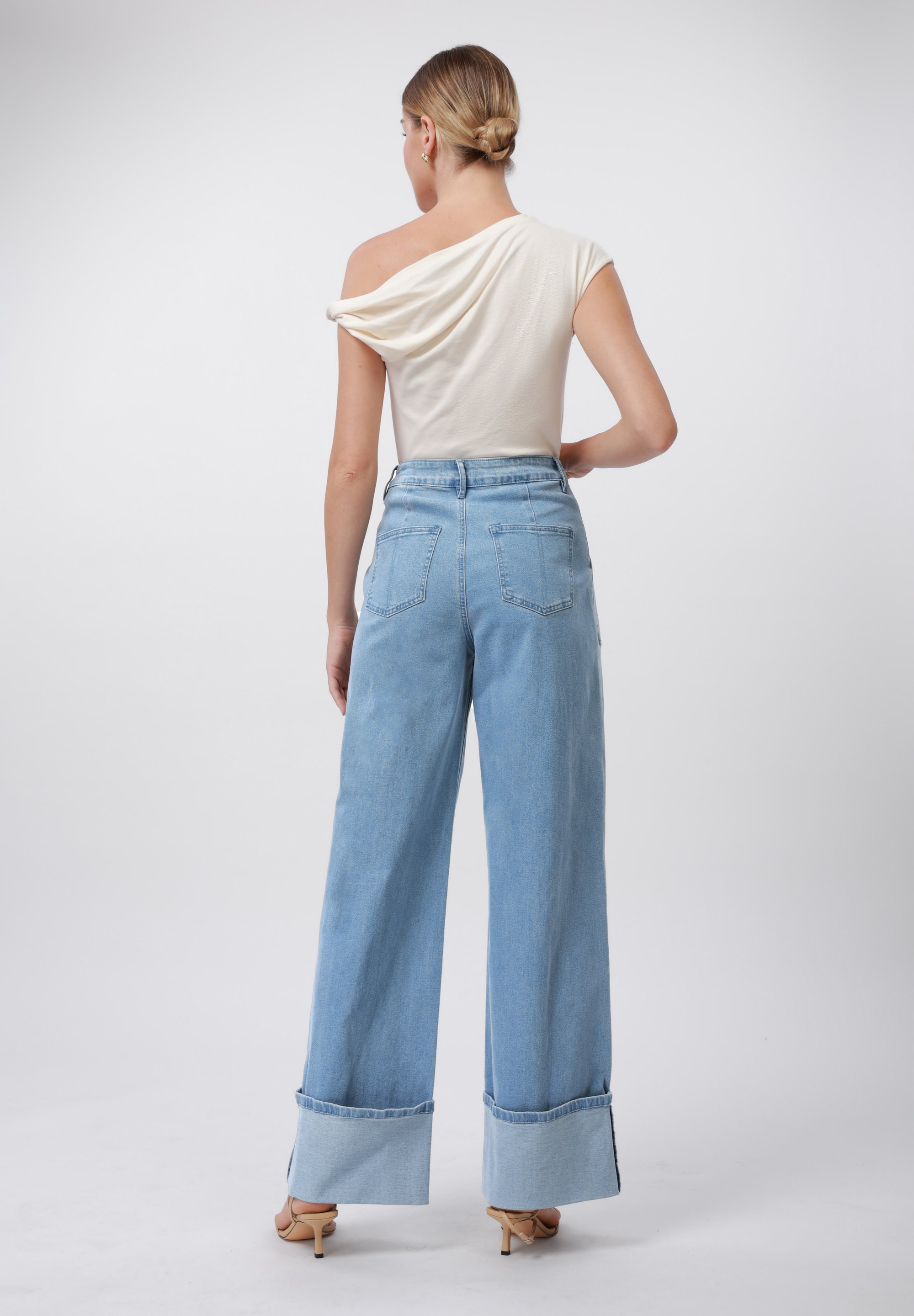 Anna Field Tall Flared Jeans - blauw