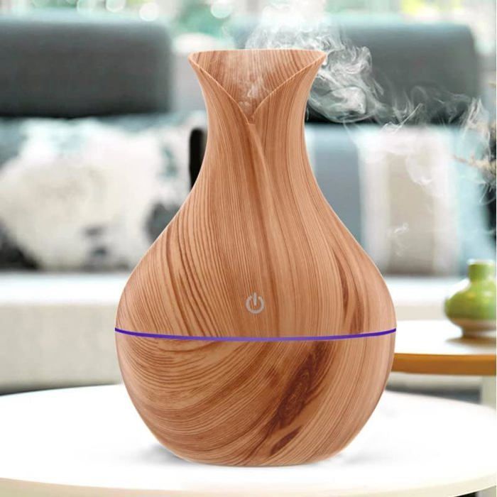 Ultrasonic aroma diffuser, electric humidifier, aromatherapy for office, living room, oil diffuser, wood