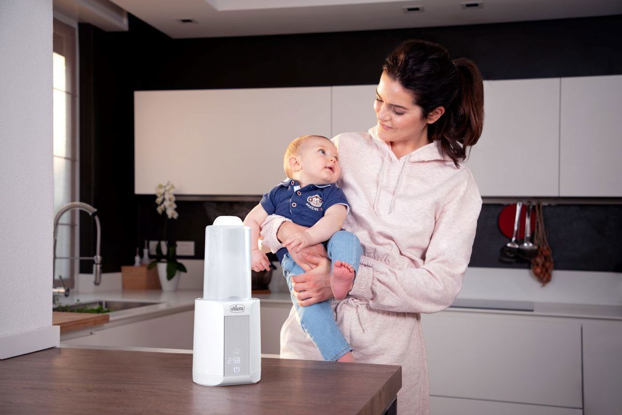 Flessenwarmer met sterilisator