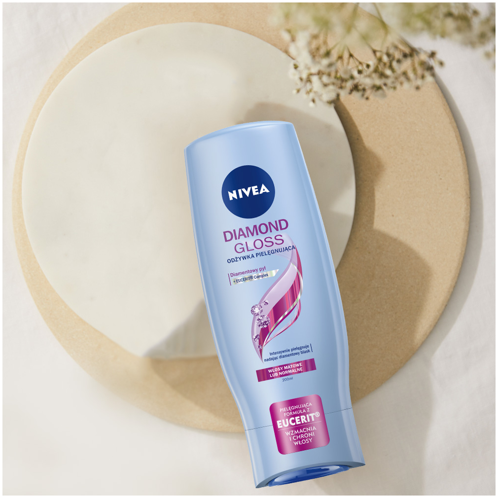 Nivea hårbalsam 200 ml Diamond Shine