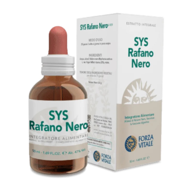 Gouttes SYS Sys à la saveur de radis noir 50 ml