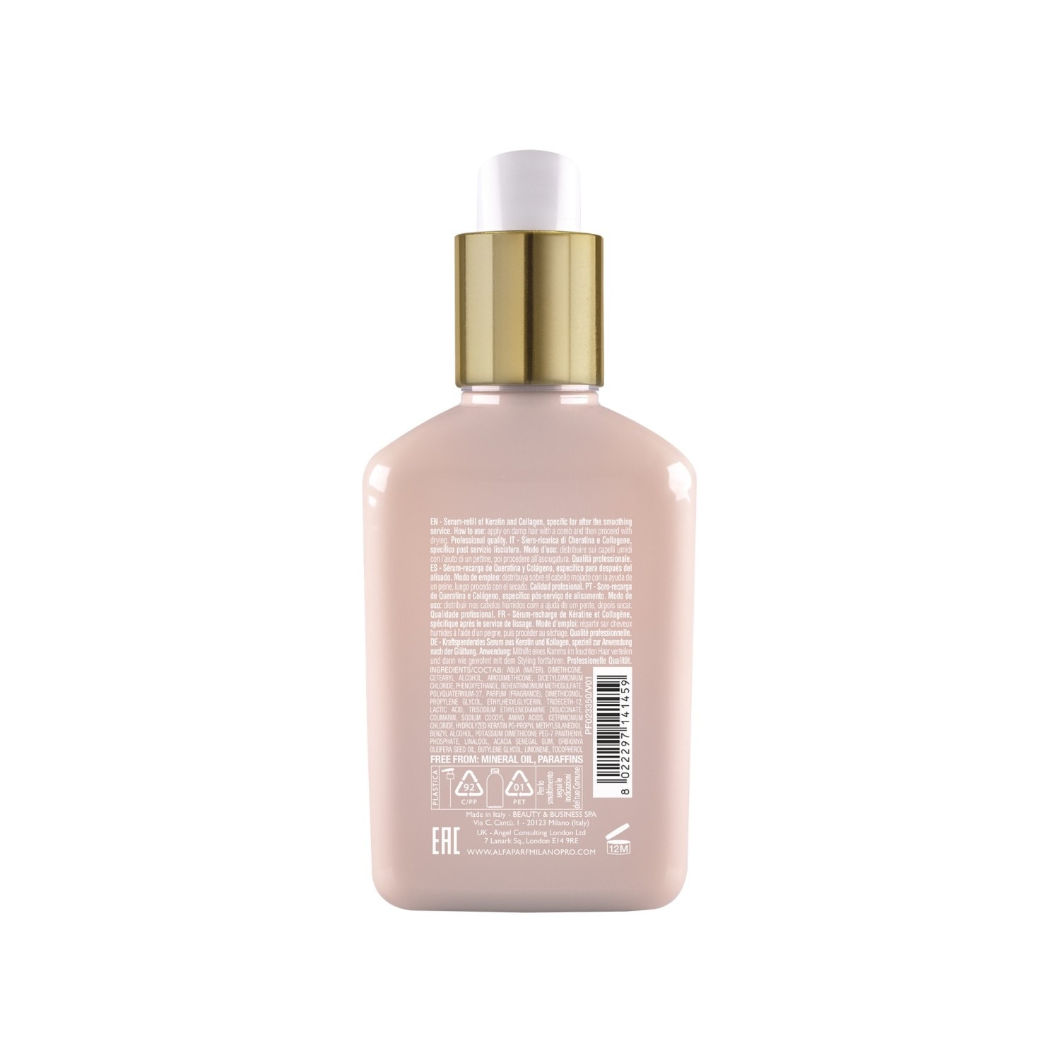 Siero per capelli alla cheratina ALFAPARF MILANO Lisse Design - 125 ml