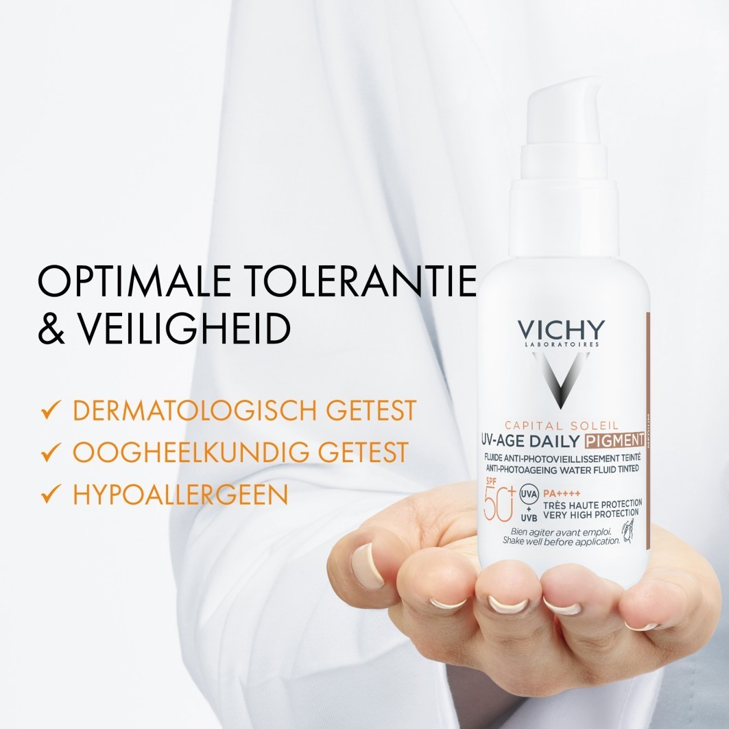 Vichy Capital Soleil UV-Age dnevna pigmentirana krema za sončenje SPF 50+ - 40 ml