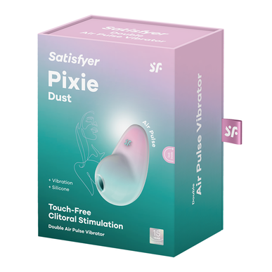 Satisfyer Pixie Dust Dubbelluftpulsvibrator Klitorisstimulator 1 enhet 1 enhet