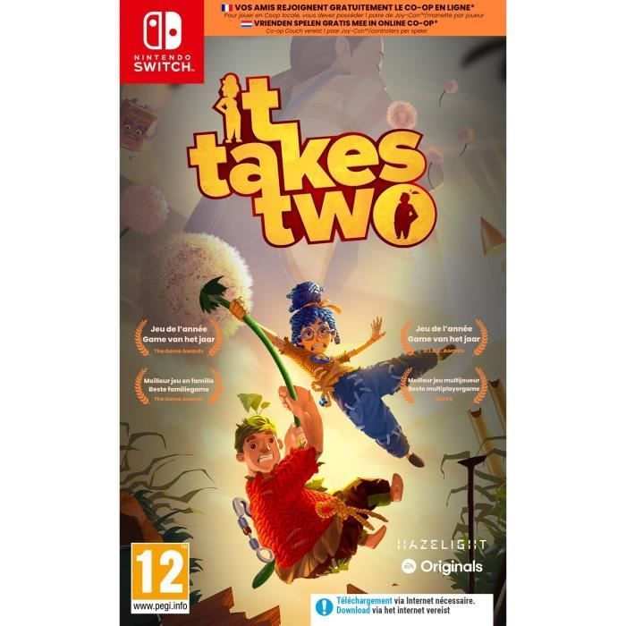 É preciso dois jogadores para o jogo Switch.