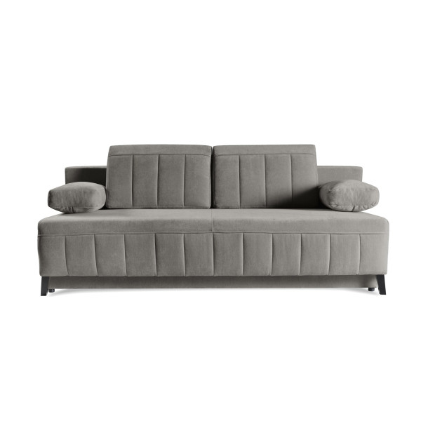 Elegancka sofa ARUNA do salonu z wygodymi poduszkami Szary