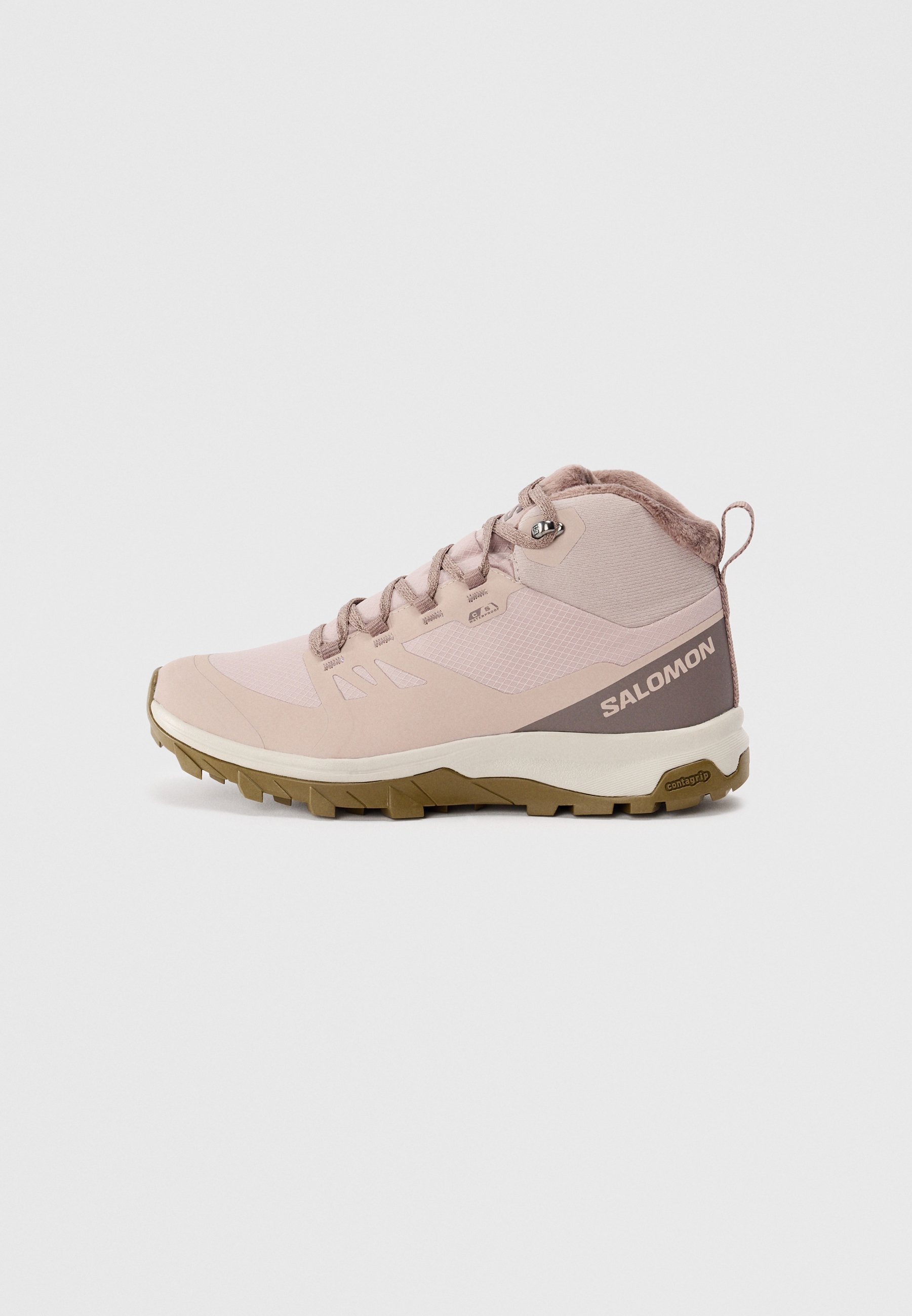 Salomon OUTSNAP - Buty trekkingowe - etherea iron-coloured