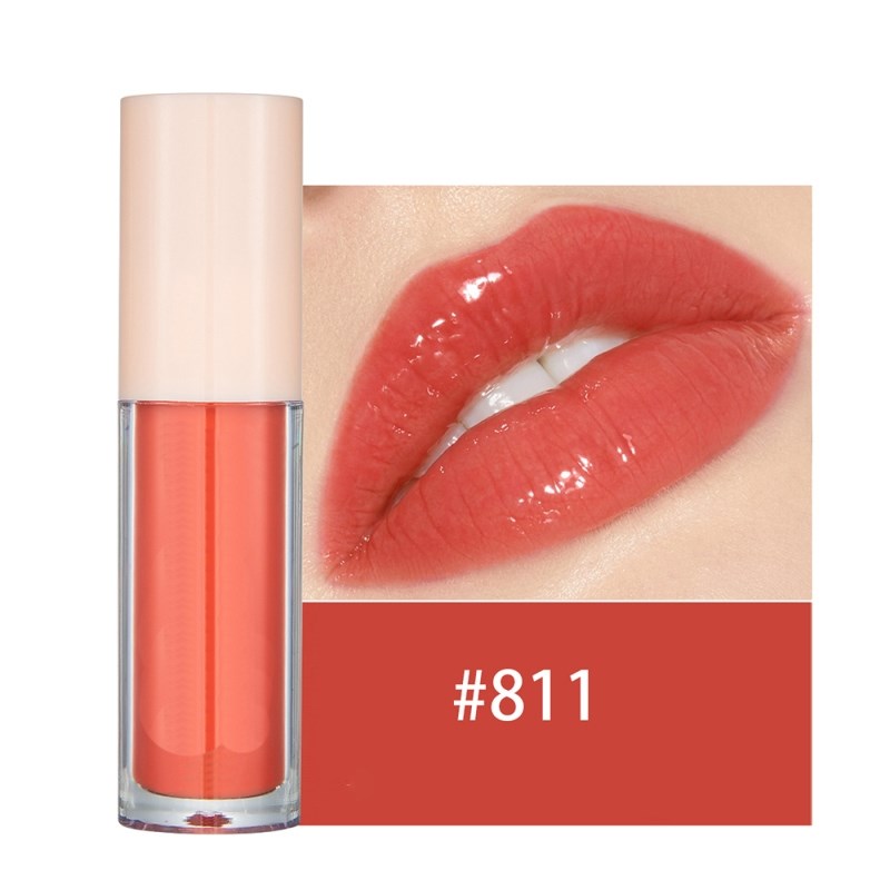 12 colores de brillo labial de alto brillo efecto espejo, labial hidratante nacarado, cosméticos TSLM1