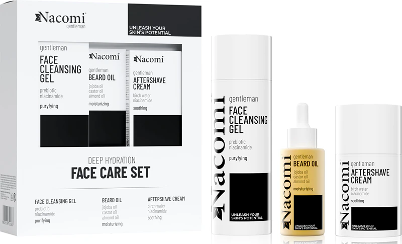 Kit de Presente Facial Nacomi Gentleman para Homens