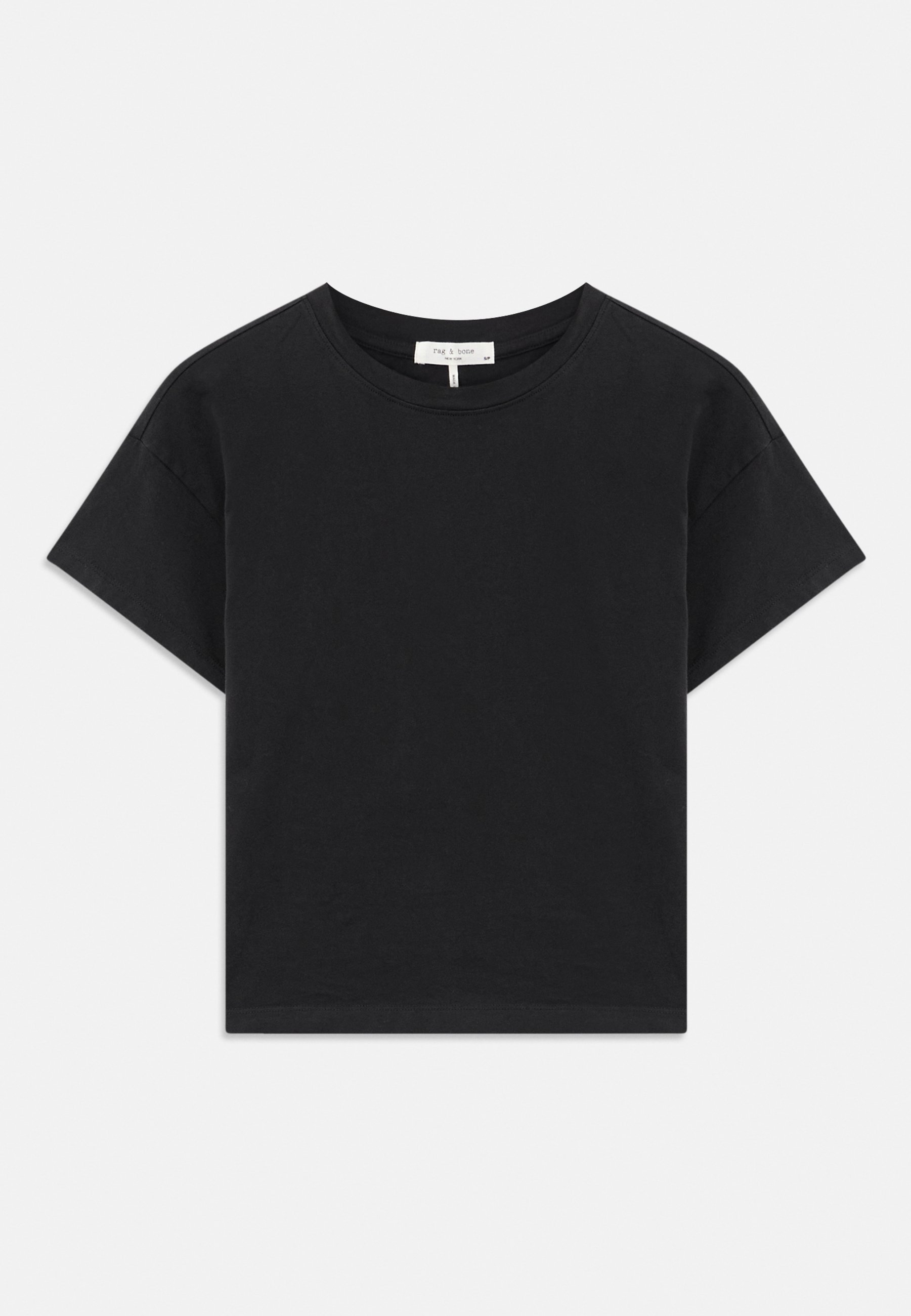 Rag & Bone Kelly Boxy T-shirt - Basic T-shirt - zwart