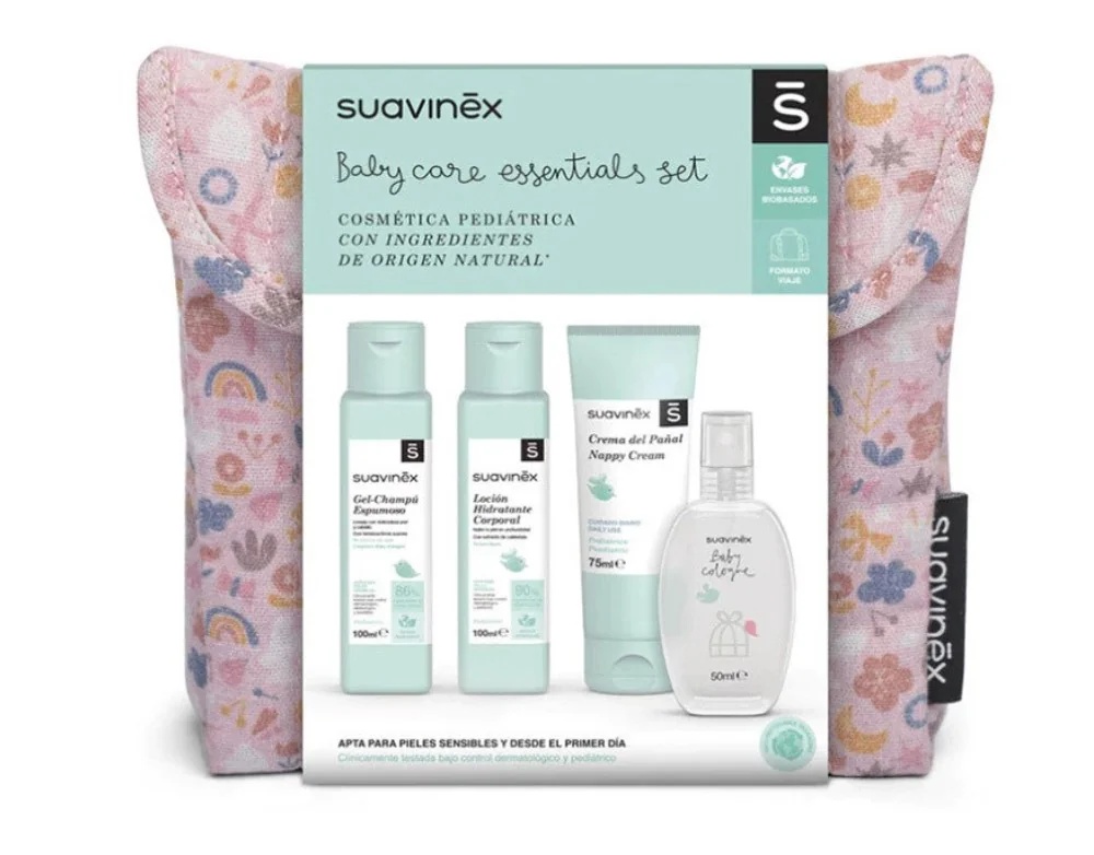 SUAVENEX Estuche de belleza Suavinex Set de cosméticos de viaje para niñas y bebés