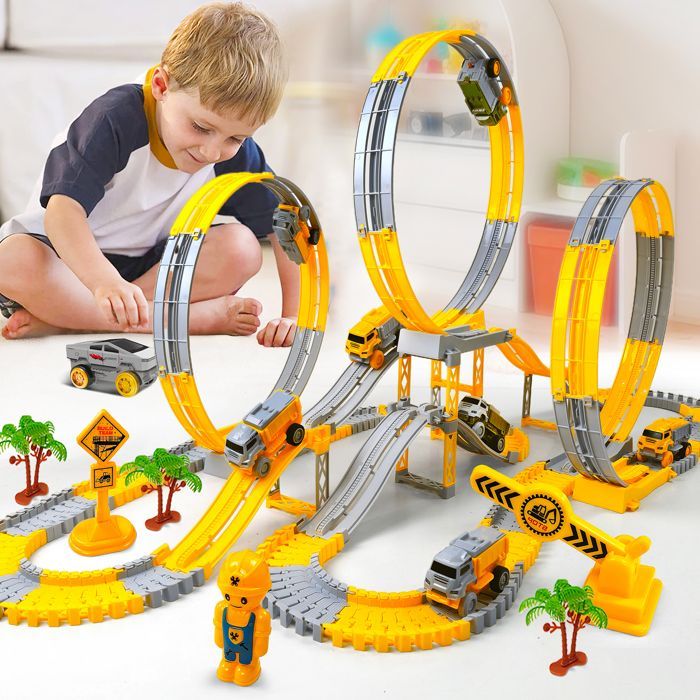 Pista para coches eléctricos TIDUCEL - 234 piezas - Juguete educativo - Unisex - A partir de 2 años