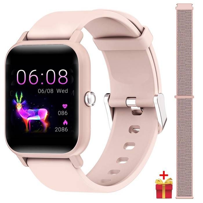 Smartwatch GPS Sport Montre Connectée Femme Homme Enfant IOWODO R3 1,3