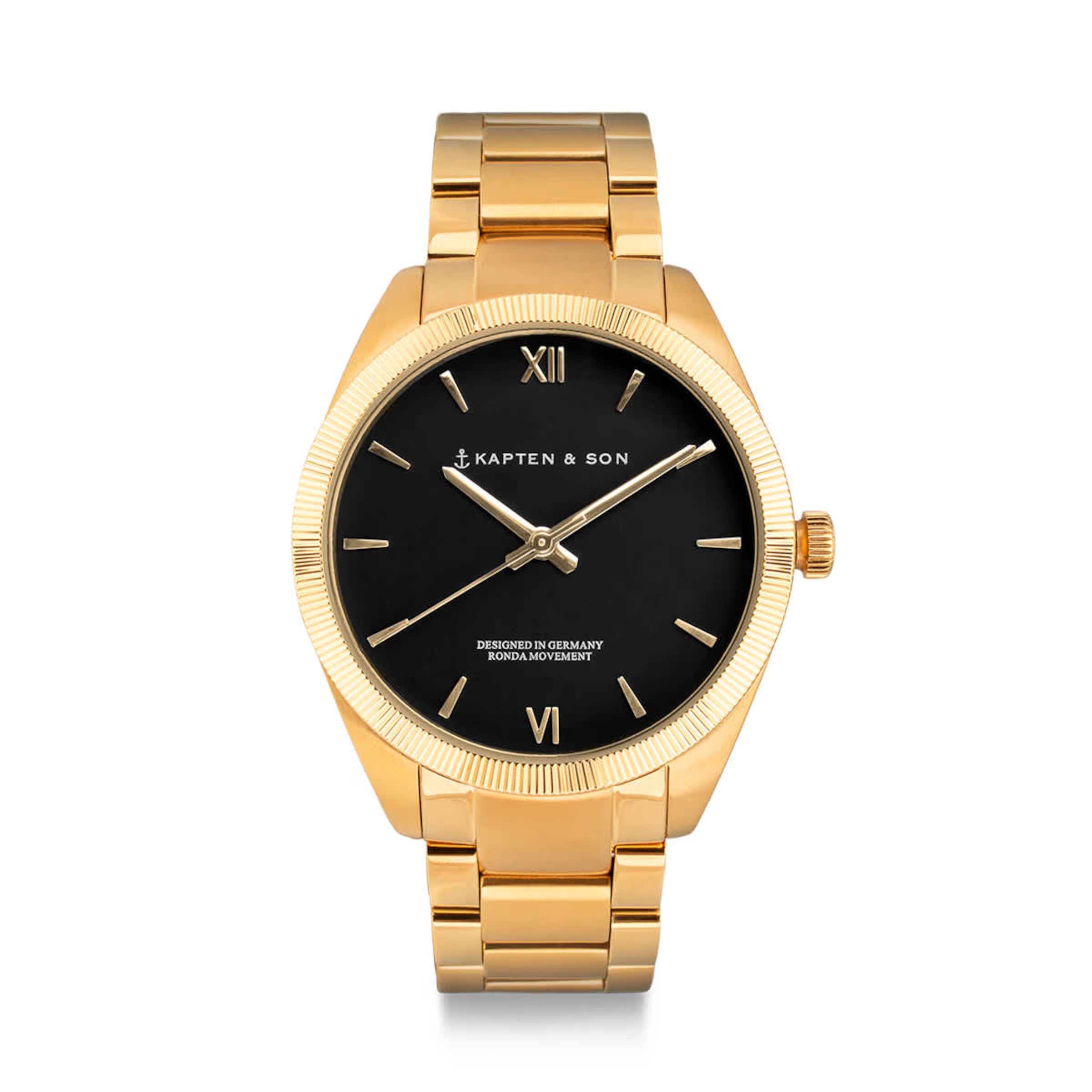 Acier noir Crush Gold
