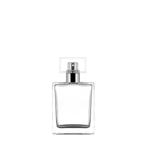 Flacon en verre transparent Victor FEA 15 de 50 ml