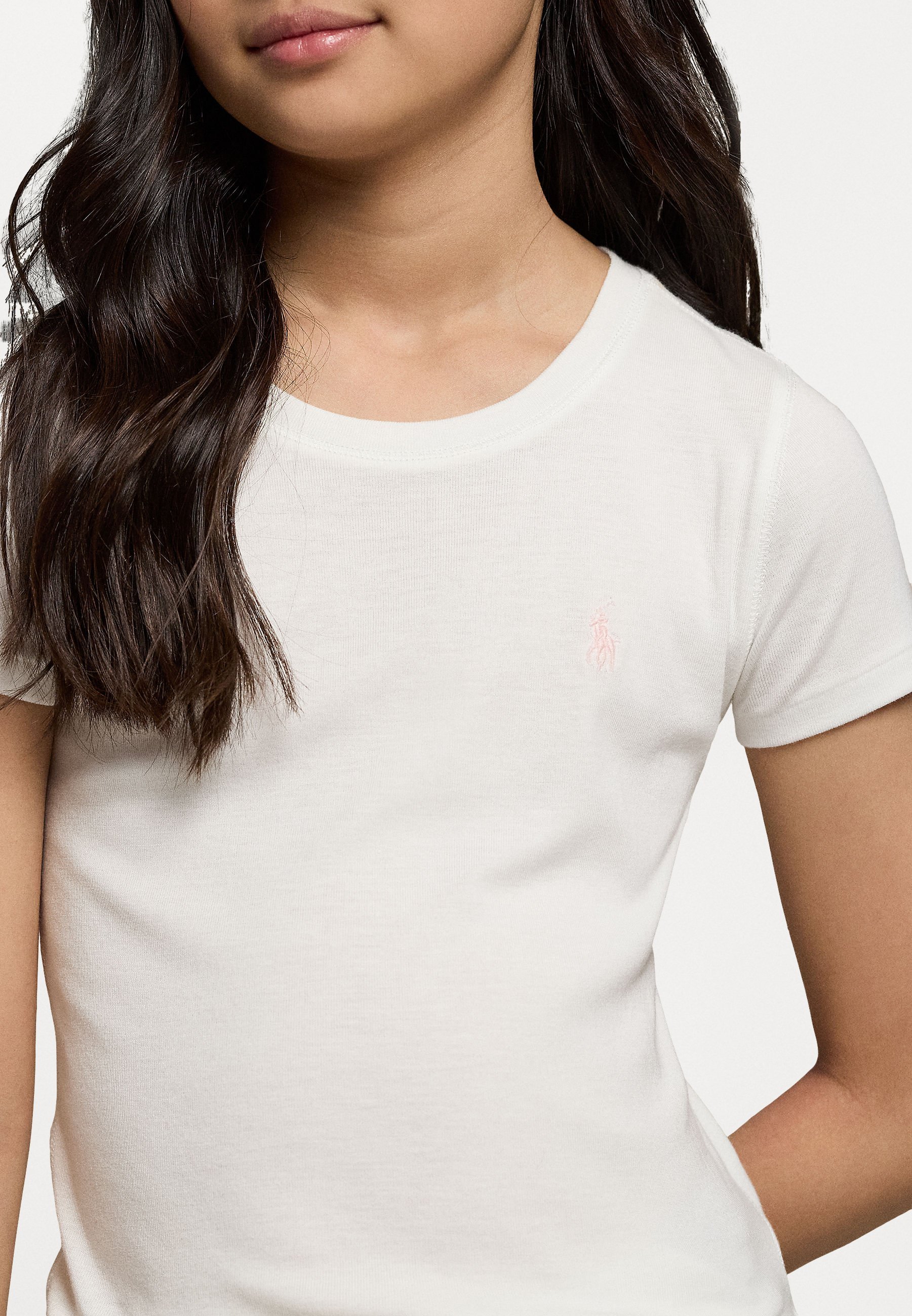 Polo Ralph Lauren katoenen jersey T-shirt - Basic T-shirt - wit
