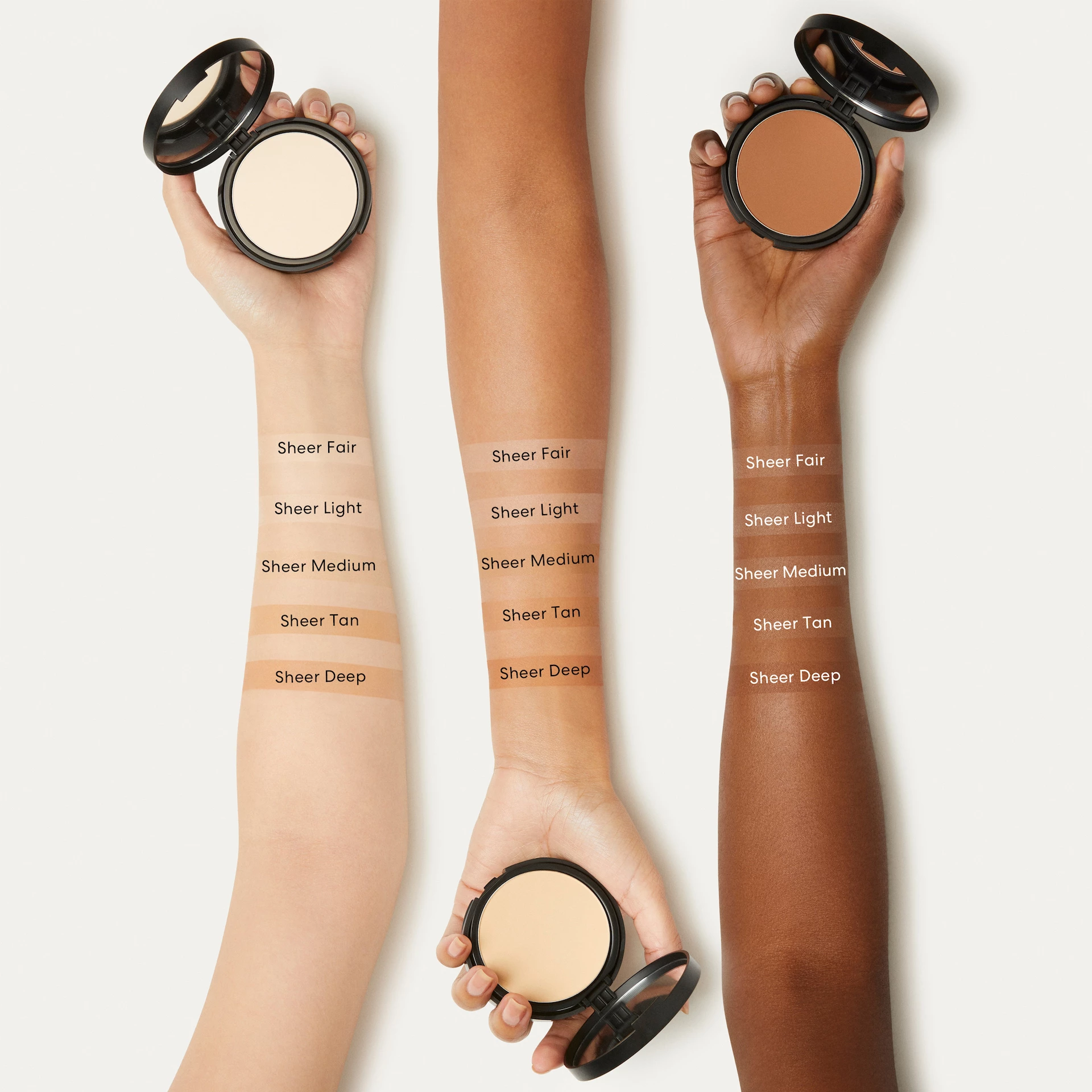 Pudră fixatoare compactă Original Mineral Veil, medie - bareMinerals