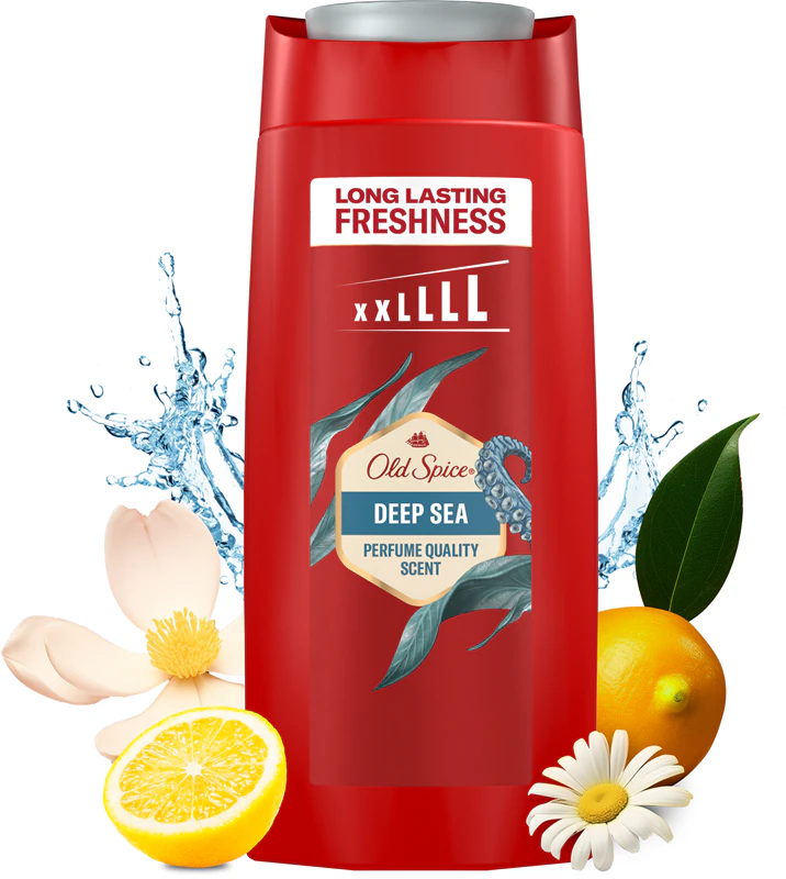 Gel de banho Old Spice Deep Sea para homens