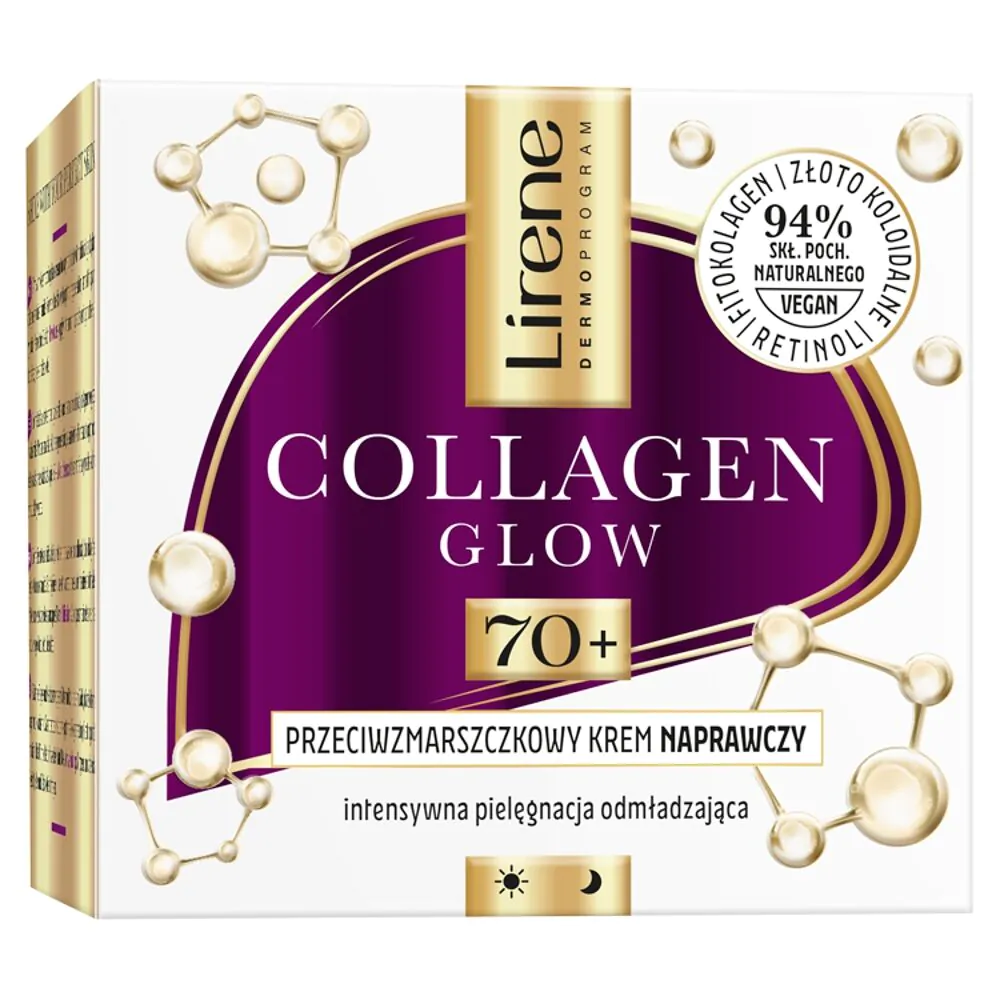 Lirene Retinol-Kolagen Krem naprawczy 70+