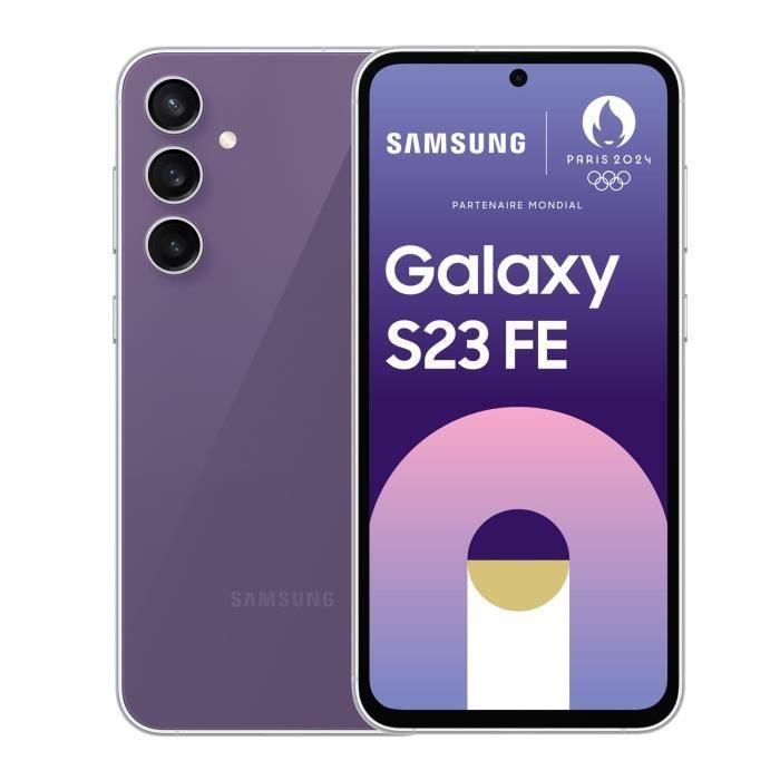 Samsung Galaxy S23 FE Smartphone 128 Go 5G Violet