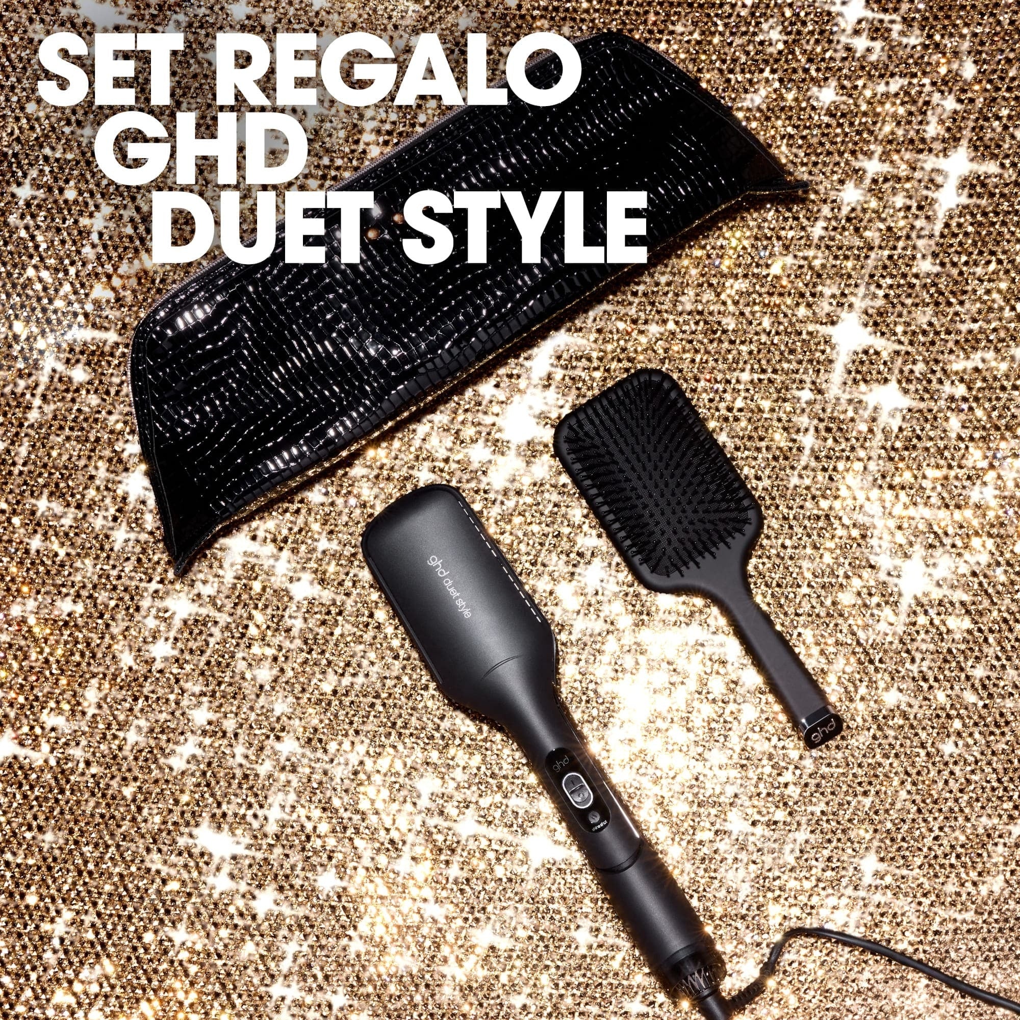 Hot Air Styler ghd duet style Gift Set - piastra asciugacapelli professionale + paddle brush - Cofanetti per Capelli, Piastra Capelli, Spazzole