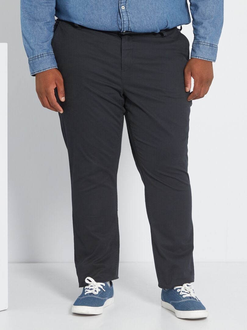 Slim fit chino broek maat L32 - Zwart