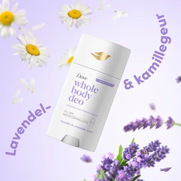 Dove dezodorans u stiku za cijelo tijelo s mirisom lavande i kamilice 75 ml