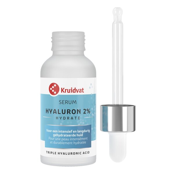 Sérum Hydratant à l'acide hyaluronique 2 % de Kruidvat<br>30 ml, tous types de peau