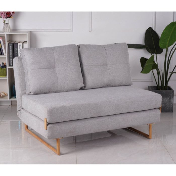 Sofá-cama conversível Aloha cinza