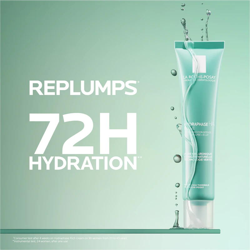La Roche-Posay Hydraphase HA Rich, creme hidratante intensivo com ácido hialurônico.