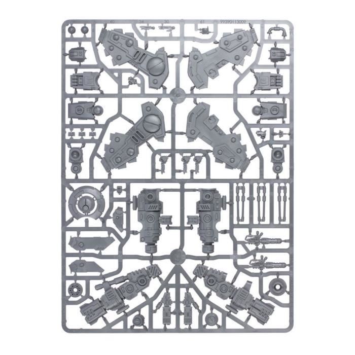 Verzamelbaar figuurtje - GAMES WORKSHOP - XV104 Riptide Battlesuit - Grijs - Warhammer 40000 - 108 stuks