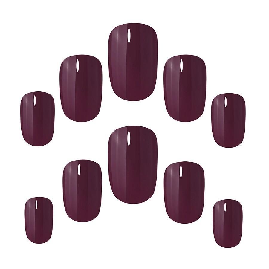Elegant Touch mākslīgie nagi, Perfect Plum Red - 1 gab.