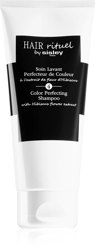 Shampoo Hair Rituel by Sisley Color Perfecting com Extrato de Flor de Hibisco para cabelos coloridos e com mechas.