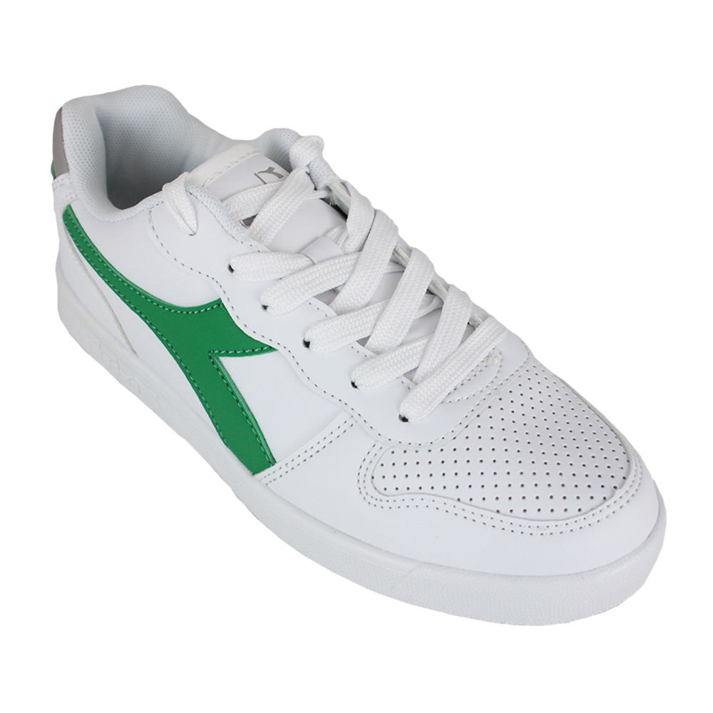  Diadora Playground Gs 101.173301 01 C1931 Vita/ärtor Cremefärgade Sneakers
