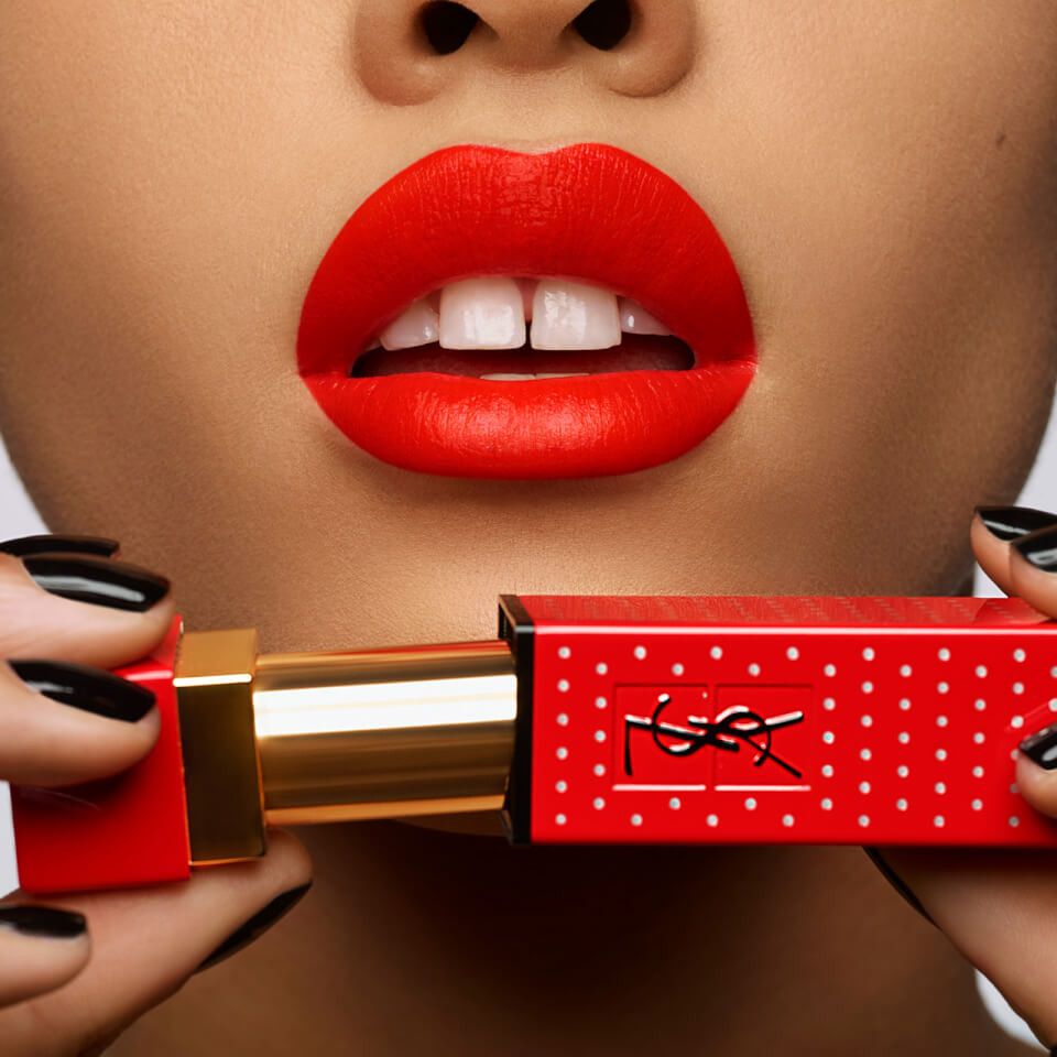 „Yves Saint Laurent Rouge Pur Couture Collector“ lūpų dažai Prabangūs lūpų dažai