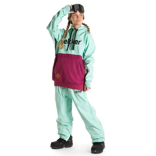  10K Lekkker Snow Mint Maroon Sweatshirt