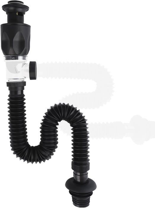 Kit de desagüe para fregadero, desagüe emergente con conexión de 1 1/4