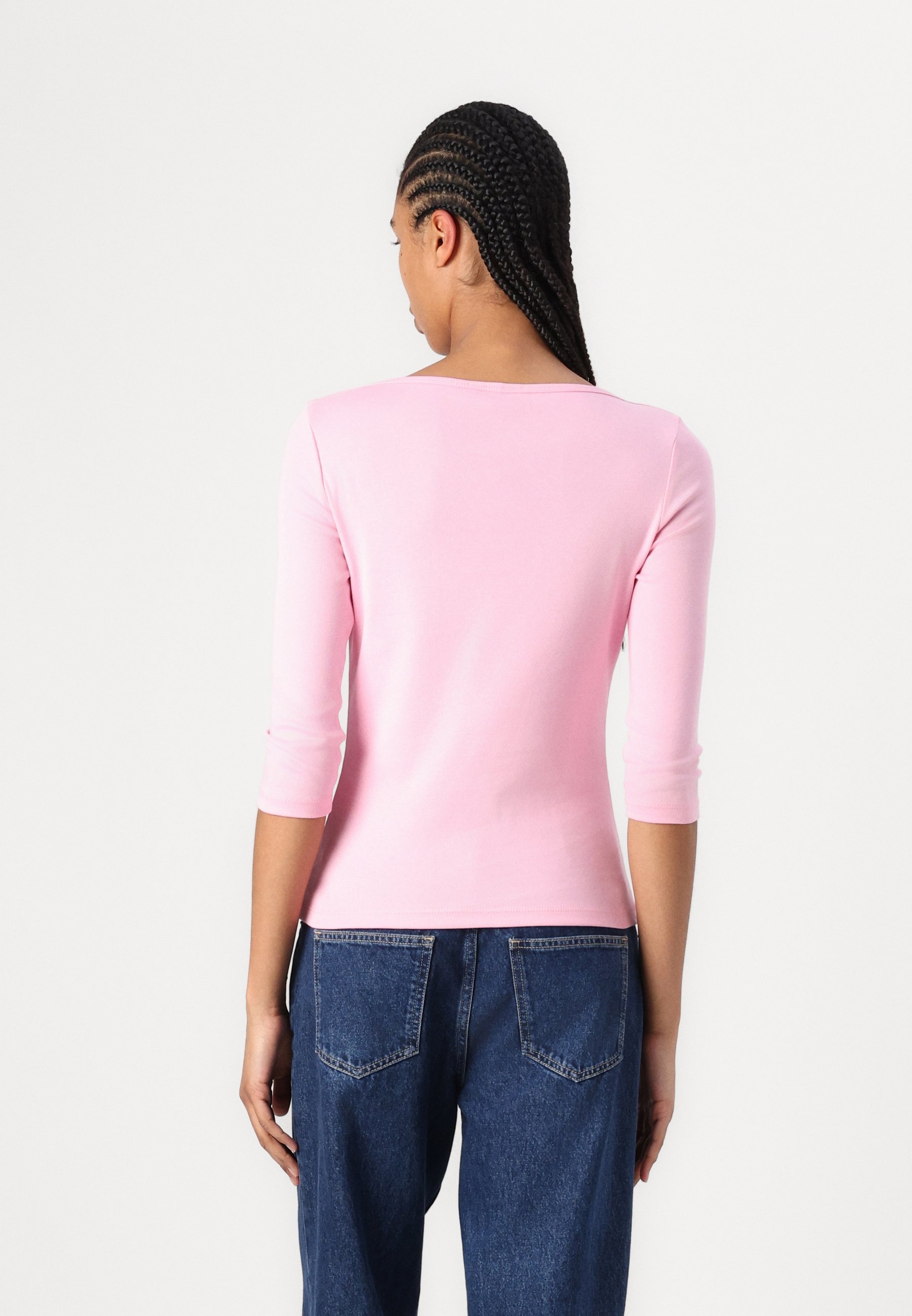 Tommy Hilfiger NIEUWE CODY SLIM BOAT - Top met lange mouwen - klassiek roze