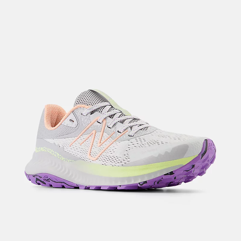 Dámské boty DynaSoft Nitrel V5 - šedá hmota s Guava Ice a Limelight