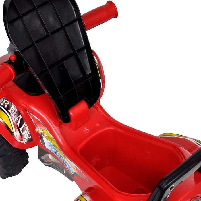 vidaXL Quad para niños, rojo, con sonido y luces, modelo 10070