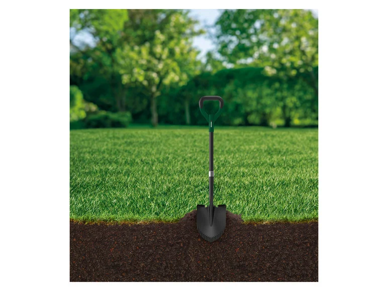 Pá PARKSIDE® com serra para raízes, pá com lâmina ondulada