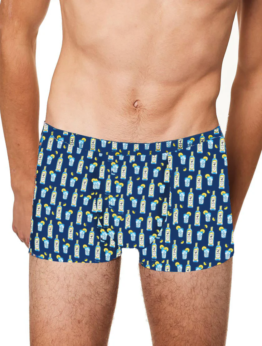 Herenboxershorts met Gin & Tonic-print