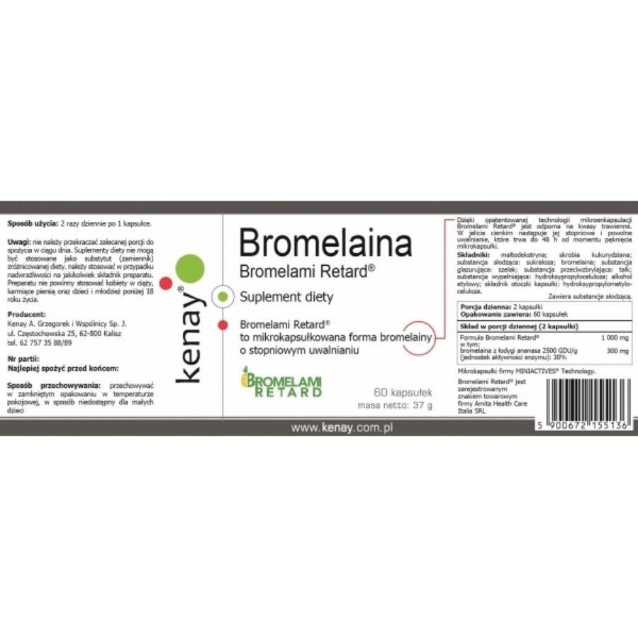 Kenay Bromelain 2400 GDU
