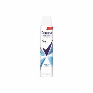 Rexona Protection Cotton Dry antiperspirant dezodorans u spreju 72h, blagi miris, 200 ml