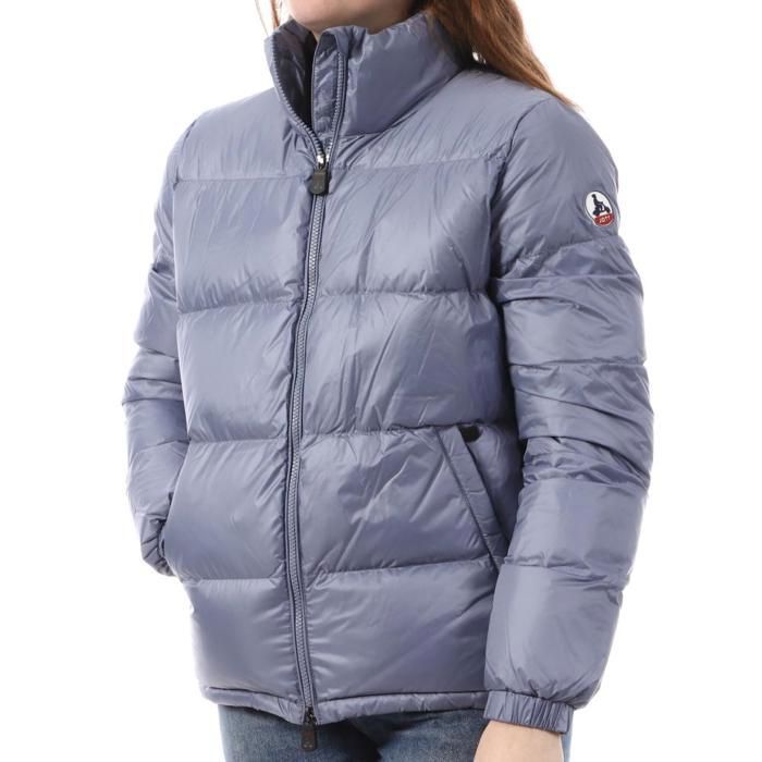 Jaqueta feminina Jott Cardiff azul com enchimento de plumas.
